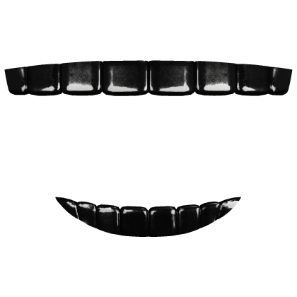 ♡ : black grills smile (SSHF) Roblox item