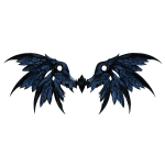 (CODE: F2D) Sapphire Mech Wings