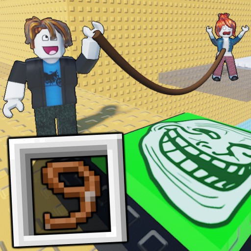 [😈🔨💥] Troll Items Tower official Roblox game thumbnail