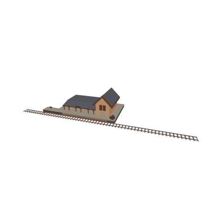 Wild west train station