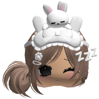 Kawaii Moe Sleepy Cute Bunny Anime Hair Milktea