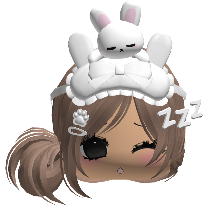 Kawaii Moe Sleepy Cute Bunny Anime Hair Milktea