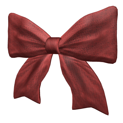 [Coquette] Red Sequin Big Hair Bow Ribbon Cute Roblox item