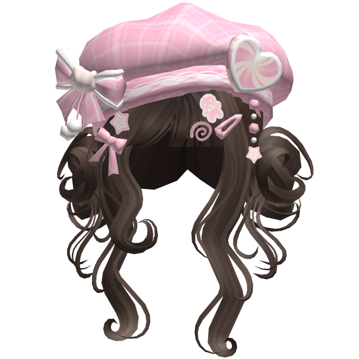 ♡ Christmas Swirly Wispy Buns (Brown)