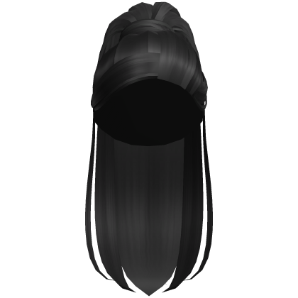 Sleek Model Runaway High Ponytail (Black)