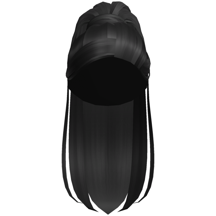 Sleek Model Runaway High Ponytail (Black)