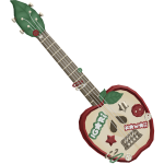  [BACK] Igari Harajuku Kawaii Cute Apple Guitar