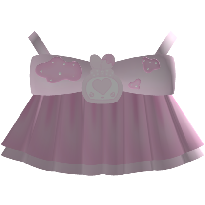 Num Noms Pink Bunny Frosting Kawaii Flowy Dress
