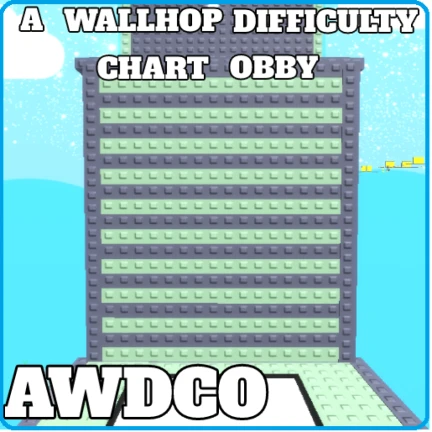 Remakestages A Wallhop Difficulty Chart Obby Roblox