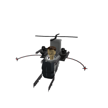Helicopter arm rocket blader mutant toilet