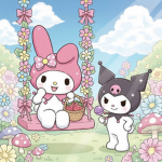 Kuromi-my melody.