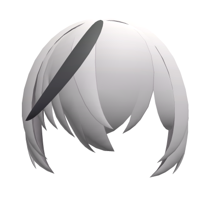 Long Straight Silver Hair - Kokona