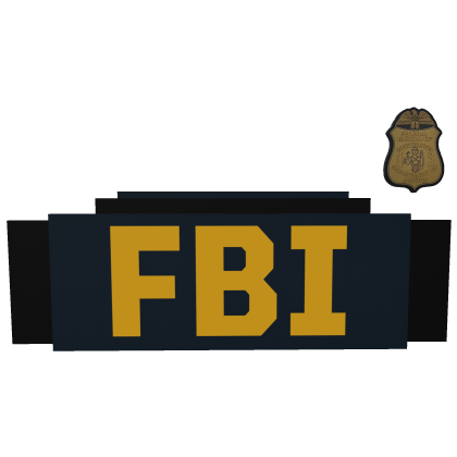 B/Y FBI Agent Patches (LBV)