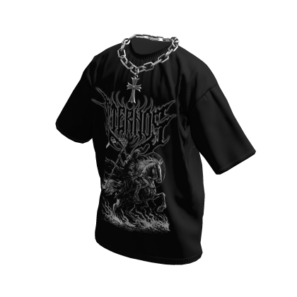 Eternos Graphic T-Shirt w/ Cross Chain