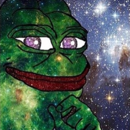 Galactic Pepe Roblox decal