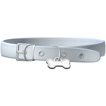 3.0 cute puppy collar w bone in blue