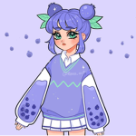The brilliant Blueberry girl