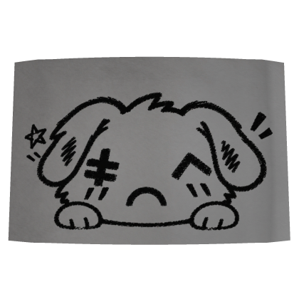 unlucky puppy drawing