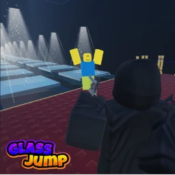Glass jump icon