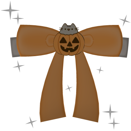 Halloween Pumpkin Bow Roblox item