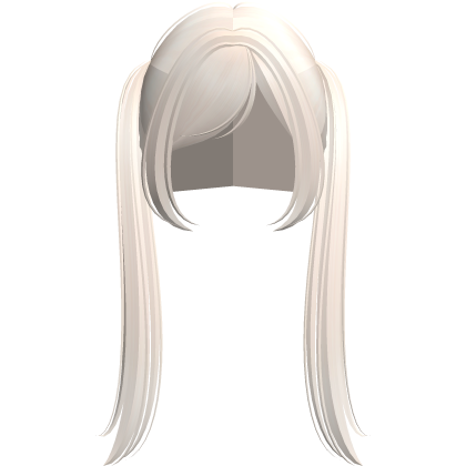 emo straight long pigtails in light blonde thumbnail