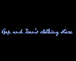 Gap and Jean's clothing store