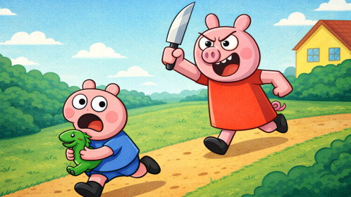 Survive Peppa Pig The Killer!