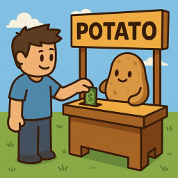 Donate to Potato for nothing