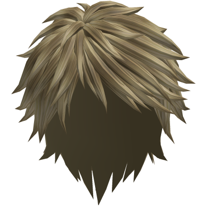 blonde parted emo hair