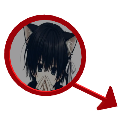 catboy catgirl matching red circle