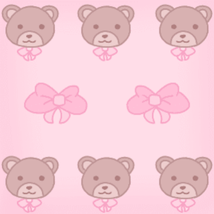 Kawaii Teddies and bows!! Roblox decal