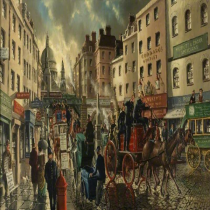 Victorian London Painting Roblox decal