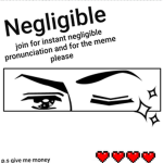 negligible