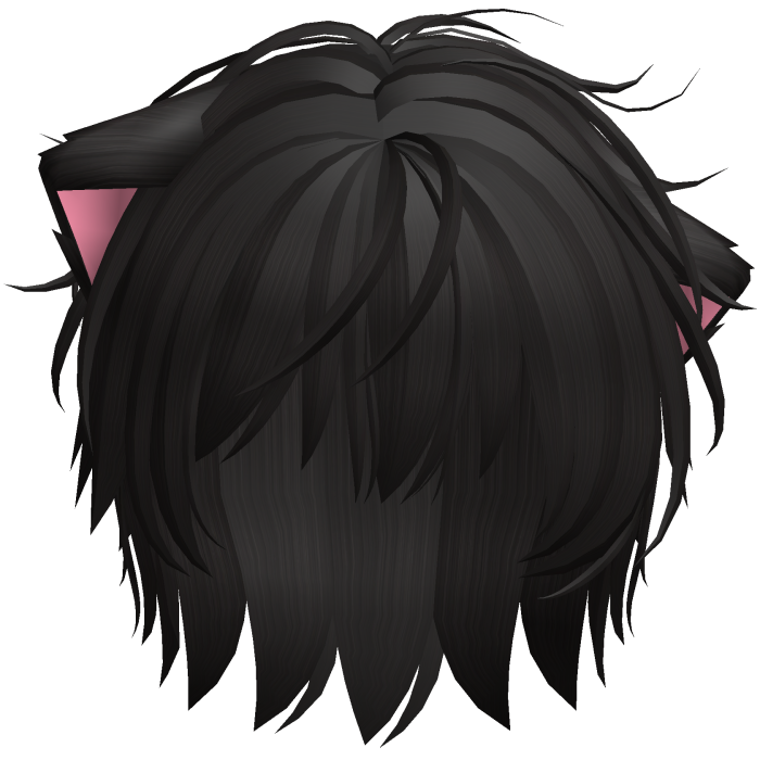 Catboy Anime Cat Ear Halloween Hair in Dark Brown