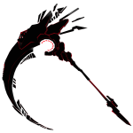 Black Cyber Scythe (Red)