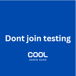 Cool Testing Game Admin (Working on this)
