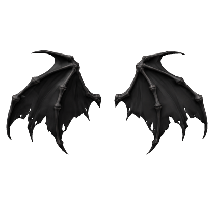 Dark Skeleton Bat Wings