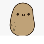 Dark potatoes