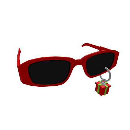 Christmas Present Sunglasses in Red