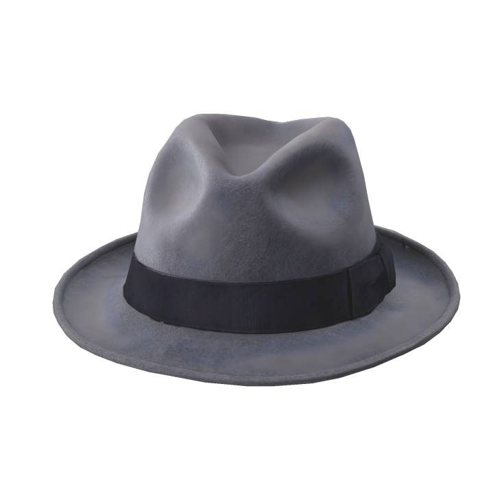 Classic Gray Fedora