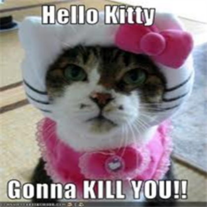 Hello Kitty is coming to.... NAO DIE!! Roblox decal