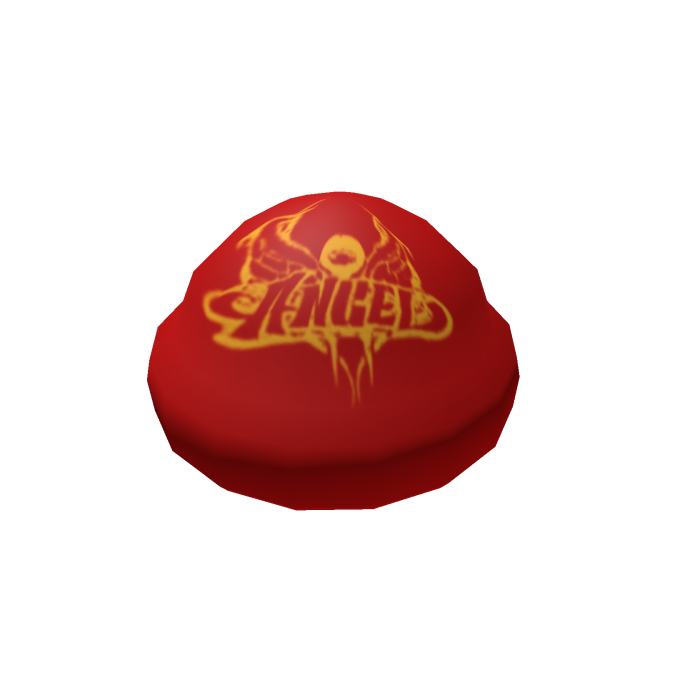 Red and yellow y2k beanie 