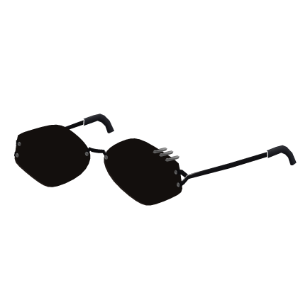 Y2K Cyber Black Sunglasses