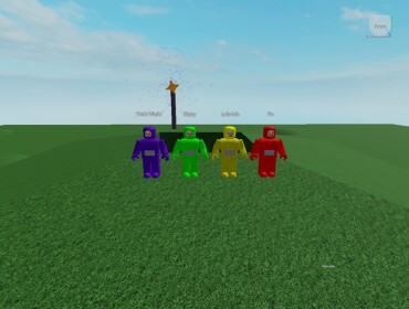 Have fun with the teletubby friends