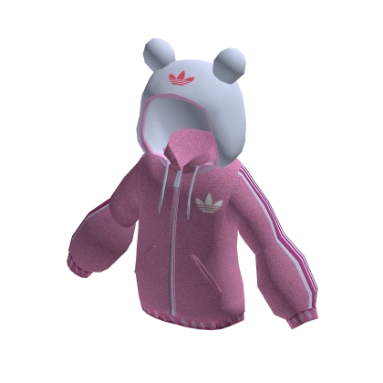 Pink adidas tracksuit roblox clearance