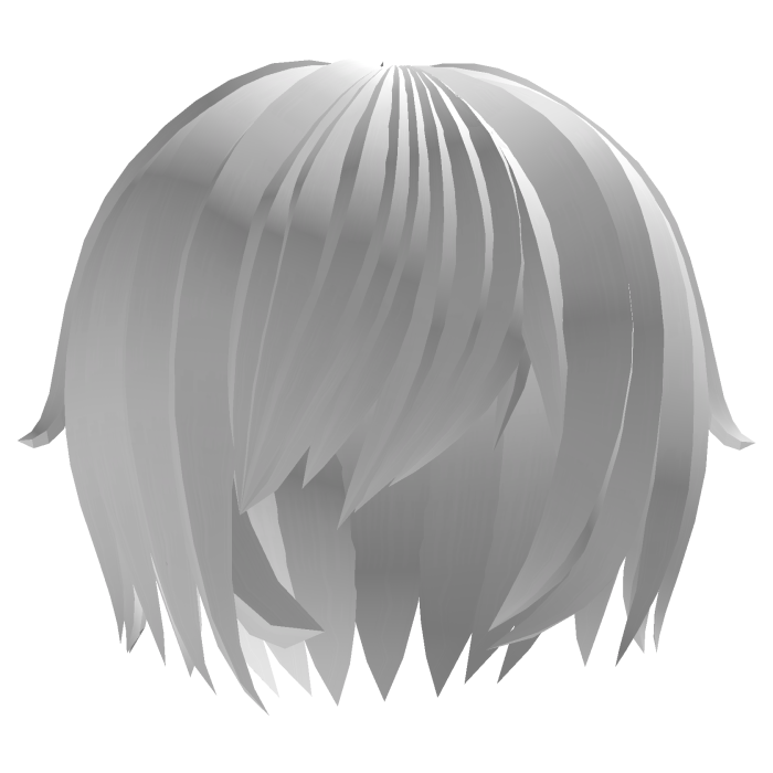 𐔌՞. .՞𐦯 cute white anime hair with ear tufts V3