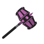 PBR InceptionTime's Black & Pink Hammer