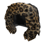 Y2K Leopard Fur Hood