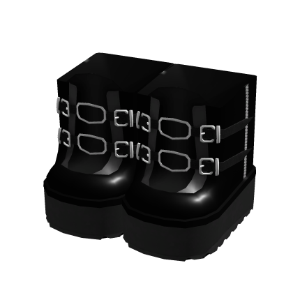 Emo Boots Black