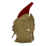 Golden Gladiator Helmet